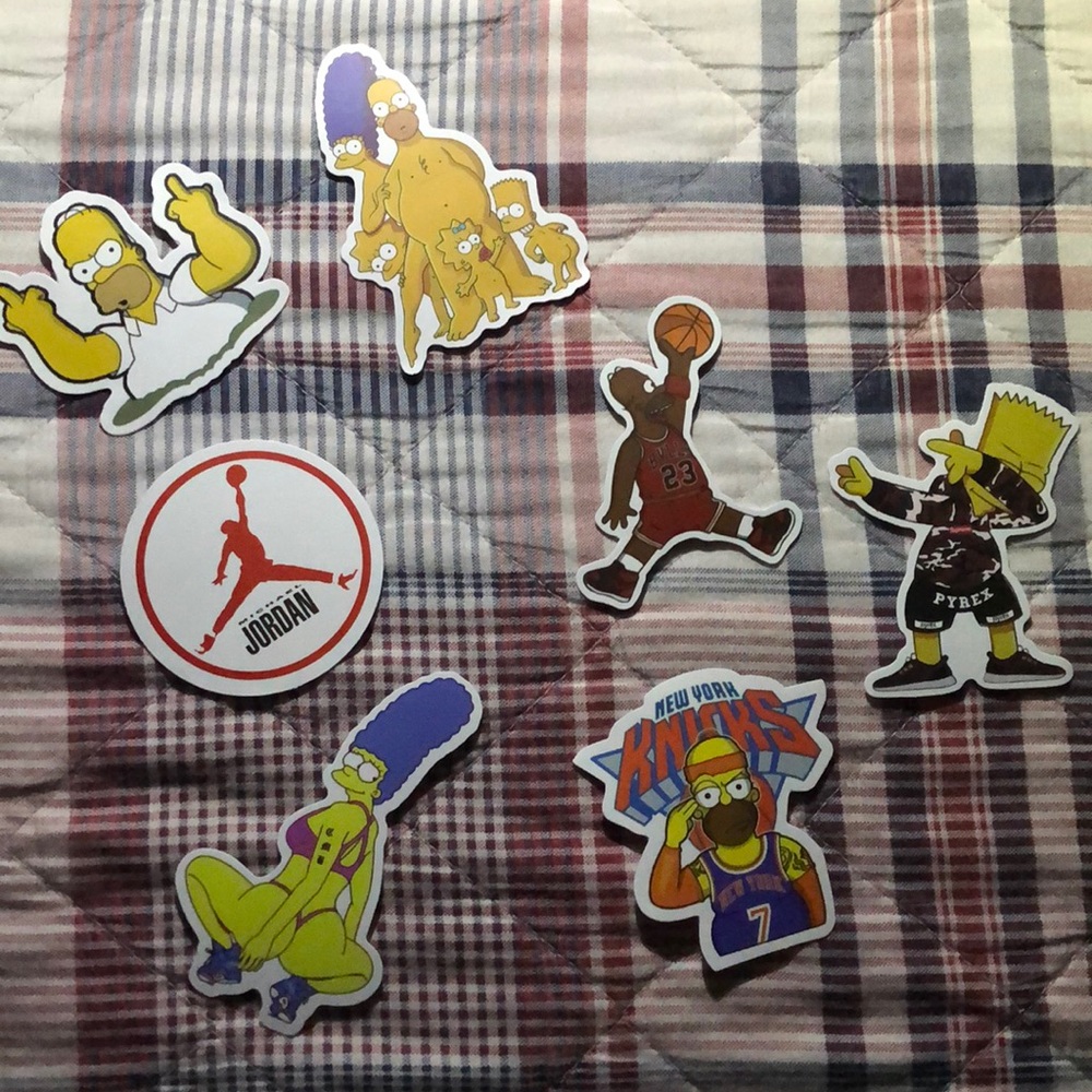 7 Simpson stickers